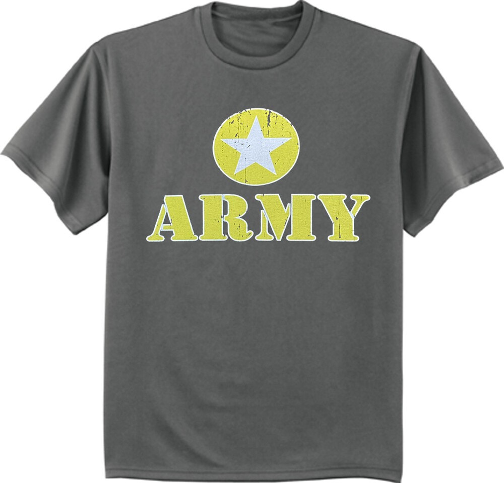 Army T-shirt Mens Graphic Tee Tactical Gear Clothing Apparel