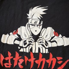 Naruto W/Symbols/Words Shippuden LST Black T-shirt Med Uni by Ripple Junction
