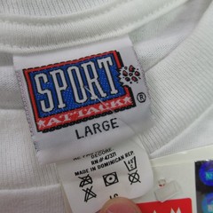 Sport Attack Shirt Mens Large Short Sleeve Crew Neck Vintage Outdoors John Elway