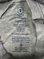 Tyndale T-Shirt Men’s Large Gray Cat 1 FR Base Layer Flame Resistant Lot Of 2