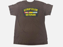 Reason Mens Strip Club Veteran Funny Brown Shirt New M, L, XL