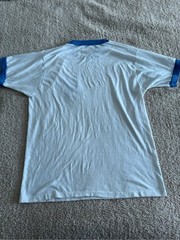 ⁠Vintage Kelly Tires Ringer T-Shirt 80s 90s Retro Automotive Graphic Tee Large