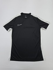 NIKE Men’s Dri-FIT Black/White Slim Fit T-Shirt L/G Performance Size Large/G