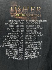 VTG Usher The Truth Confessions Concert R&B Rap Tour Shirtless Zaddy T-Shirt L