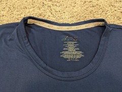Greg Norman T Shirt Men’s Medium (32-34) Blue Moisture-wicking Active Workout