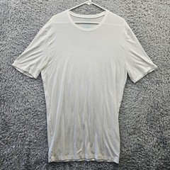 Tommy John Second Skin T Shirt Men XL White Stretch Base Layer Tee No Stains