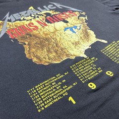 Vintage 1992 Metallica Guns N’ Roses Stadium Tour Brockum USA T-Shirt XL