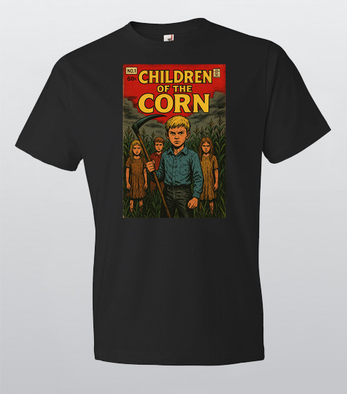 Children of the Corn Comic Book-Style T-Shirt – Horror Graphic Tee