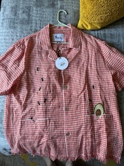 Tombolo Bougie Picnic Embroidered Shirt New With Tags, Size XL Men’s/Unisex