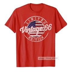 Born in 1965 Birthday 60 Years Old T-Shirt USA Flag 60th Bday Tee Gifts American