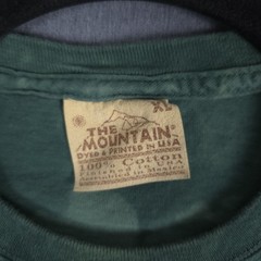 Vintage The Mountain Giraffe Shirt Size XL Green Tie Dye Anthony Casey 1999 USA