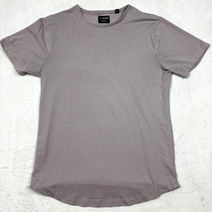Cuts Curve Hem T Shirt Mens L Pink Mauve Pyca Pro Stretch Athletic Tee