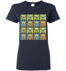 Border Terrier Cartoon Pop-Art T-Shirt – Men Women Youth Tank Short Long Sleeve