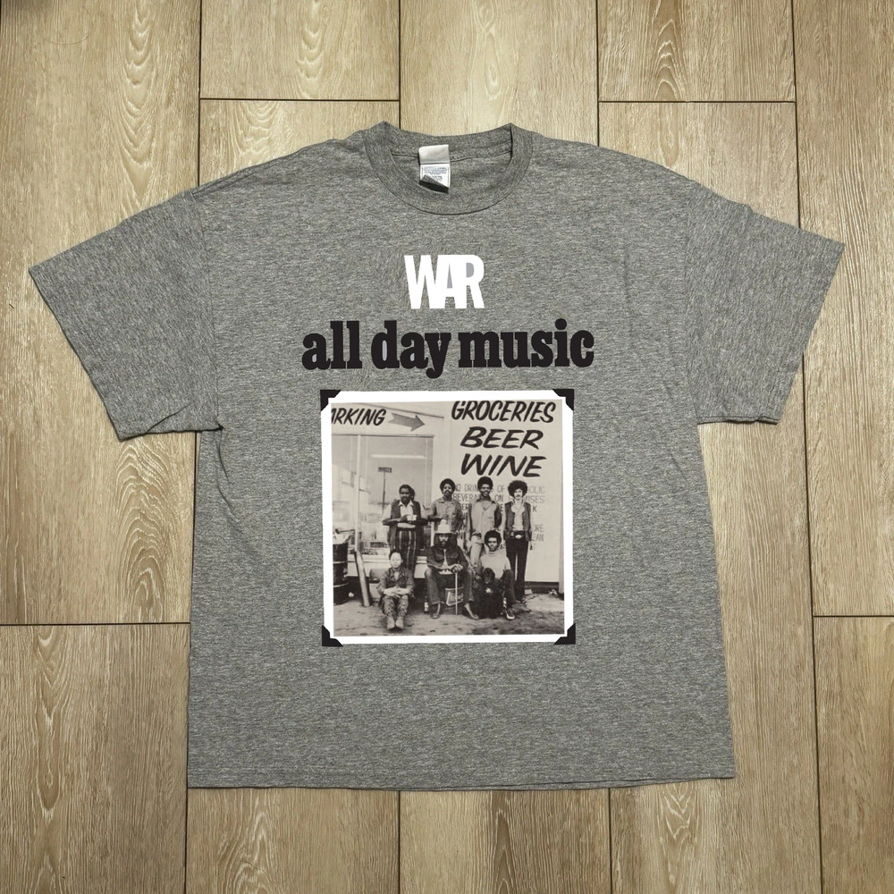 All Day Music Album War Band On Tour T Shirt Full Size S-5XL TU1713