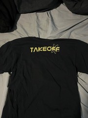 Takeoff The Last Rocket Graphic T-Shirt Mens Medium Black Migos Hip Hop Rap Tee