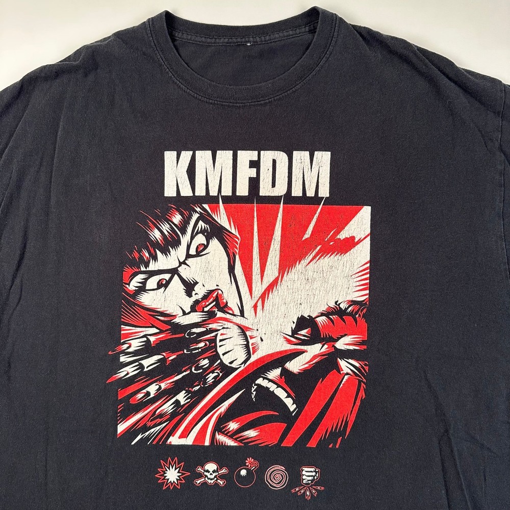 1-Sided KMFDM Band Shirt All Size Unisex II32