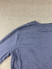 Banana Republic Long Sleeve T-Shirt Men M Tall Blue Luxury Touch Cotton Preppy