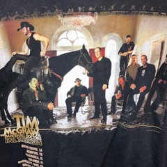 Vintage Black Size XL Tim McGraw 2004 Tour Tshirt Dance Hall Doctors