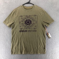 NWT Howler Brothers Bros T-Shirt Sun Drinker Olive Green Men’s Size M