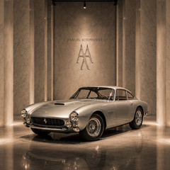 THE GT – Ferrari 250 GT Lusso V12 – Analog Automotive Heavyweight Tee