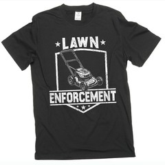 Father’s day Funny lawn enforcement Dad grandpa tee shirt law care tee