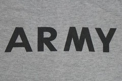 US Military IPFU Short Sleeve Shirt Army Grey Heathered PT Fitness Shirt APFU