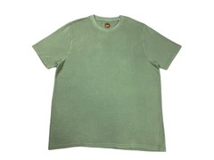 Common People Ottoman Texture Shirt Garment Dye Relaxed Fit Green L Ribbed Sleek