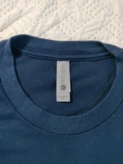 Next Level Men’s M Dark Blue Crew Neck Short Sleeve TShirt