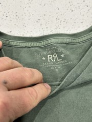 Double RL RRL Ralph Lauren T-Shirt Small S Back Hit Graphic Denim & Supplies Tee