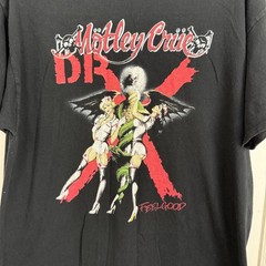 Gildan Gorillaz Motley Crue Tour T-Shirt XL Black Rock Grunge Streetwear Tee