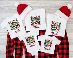 Personalize Gildan Heavy Cotton T-Shirt Newborn-2XL~Christmas-Family Memories