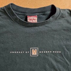 Vintage Mossimo 90s Double Sided Single Stitch Shirt Size M Green