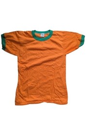 Dead Stock Never Used Single Stitches Russell 70s vintage XS Ringer t shirt USA