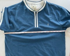 Scott James 1/4 Zip Henley SS T-Shirt Men’s S BossBlue/Chalk SJTS-21014
