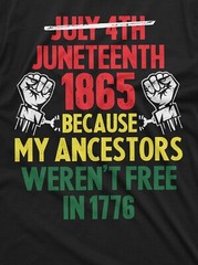 Juneteenth T-shirt 1865 Black Freedom Shirt Jubilee day Black freedom day tee