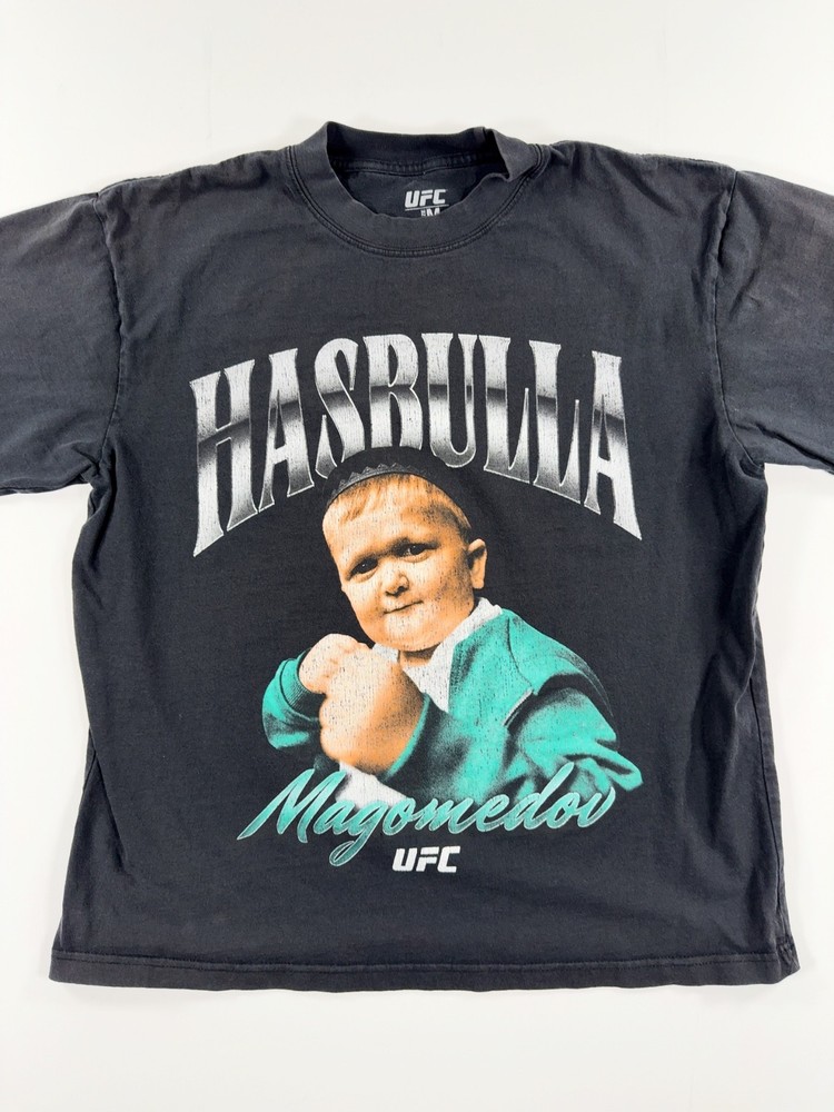 UFC Hasbulla Magomedov Men’s T-Shirt Size M Black Graphic Print