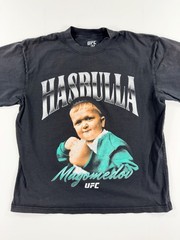 UFC Hasbulla Magomedov Men’s T-Shirt Size M Black Graphic Print