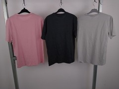 Autograph M&S Men’s 3Pcs T-Shirts Size S Pink Grey Black Short Sleeve NEW