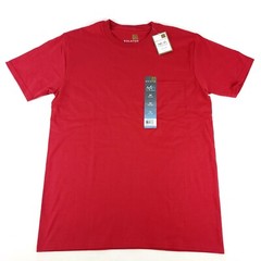 Gold Toe AquaFx Fitness Mens T-Shirt Pocket M Independence Red PreShrunk Cotton