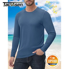 80+ Sun Protection T-shirts Men’s Qui Dry Long Sleeve Athlectic T