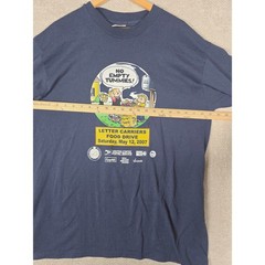 VTG 2007 USPS Letter Carriers Food Drive T Shirt XL Family Circus Made in USA