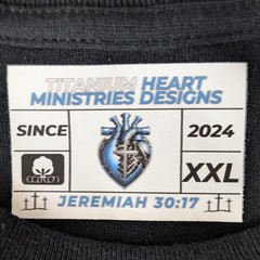 THM Designs Walking Bread Christian Graphic Tee NWT XXL Gildan G500 DTF