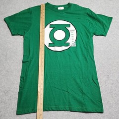 Mens DC Comics Originals Superhero Green Lantern Logo Short Sleeve T-SHIRT SMALL