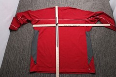 Reebok Vintage Y2K Skater Grunge Long Sleeve Wide Stripe Crew Shirt Men’s 2XL