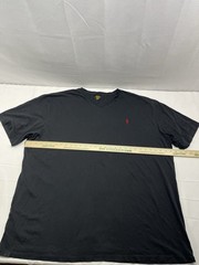 Polo Ralph Lauren V Neck T Shirt Black W/ Red Pony Mens 4XLT – Stains