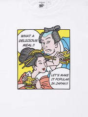 GU ( Sister Brand of Uniqlo ) Graphic T-Shirt Samurai Geisha Ukiyoe Japan New