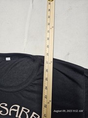 Black Sabbath Rock Band Asian Size XL Shirt Black Front And Back Print