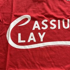 Cassius Clay Red T-Shirt Medium Muhammad Ali