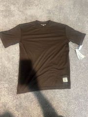 Saint x Louis Collab Performance Short Sleeve T-Shirt in Espresso