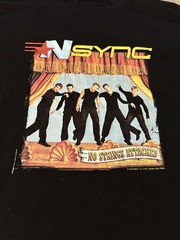 *NSYNC “No Strings Attached” Men’s Black Graphic T-shirt On *NSYNC Label small